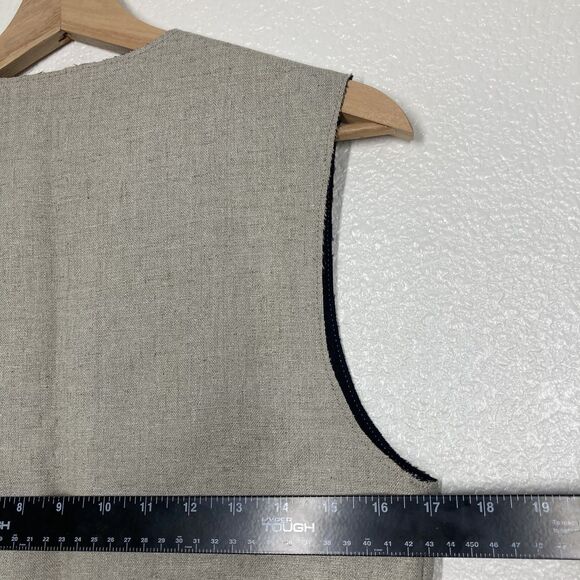 3.1 Phillip Lim Top Womens 4 Gray Peplum Sleeveless Modern Blouse Asymmetrical - Picture 15 of 16